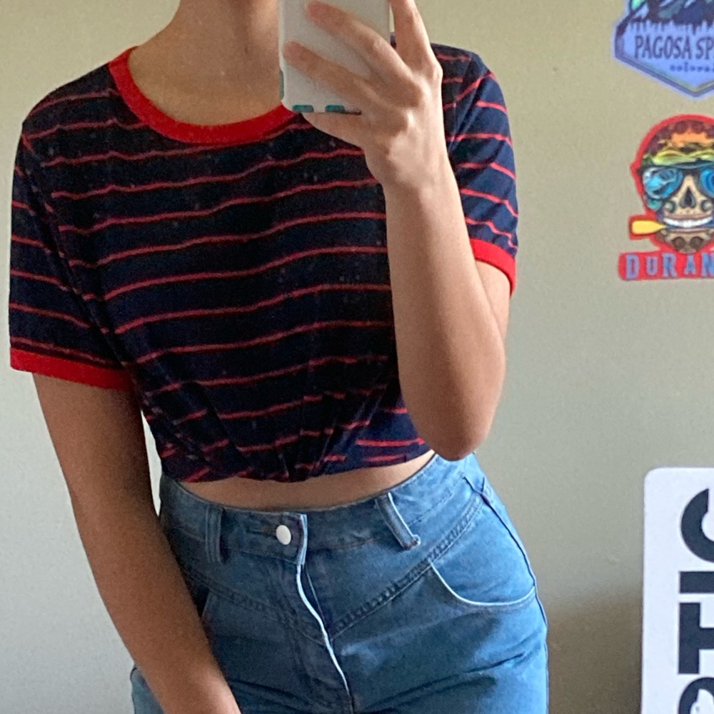 Stripped tee